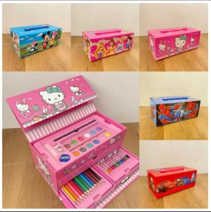 54 Pcs Coloring Kit for Kids Pakistan: Creative School Supplies & Art Set Guide
