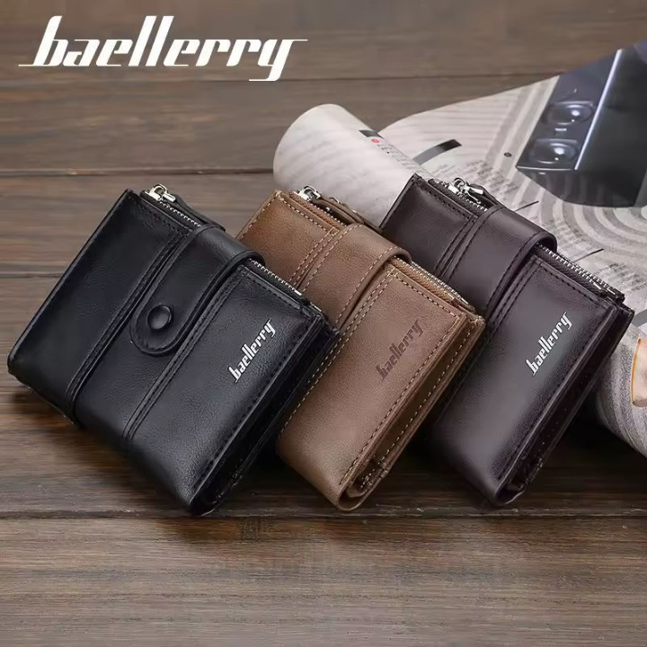 Baellerry Buffalo Leather Wallet Price Pakistan: Vintage Trifold & Durability