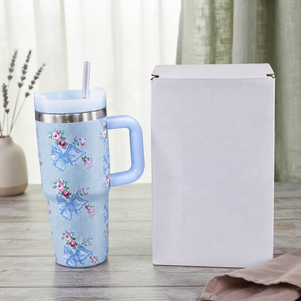 Floral Print Insulated Tumbler in Pakistan: Aesthetic Hydration & Ice Retention