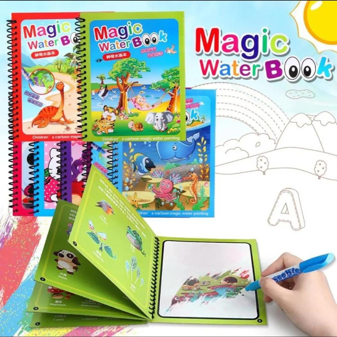 Magic Water Book Price in Pakistan: Reusable Mess-Free Painting for Toddlers