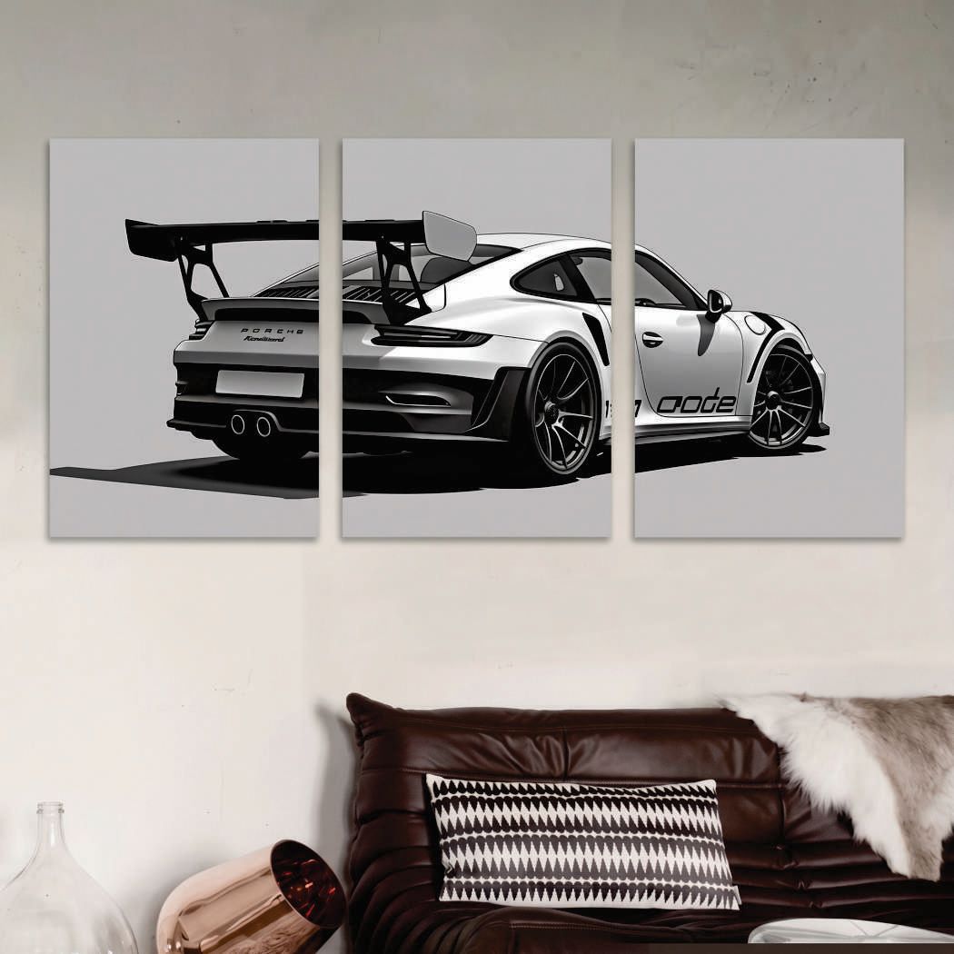 Set of 3 Wall Art Photo Tiles Pakistan: Triptych Gallery Styling & Room Decor
