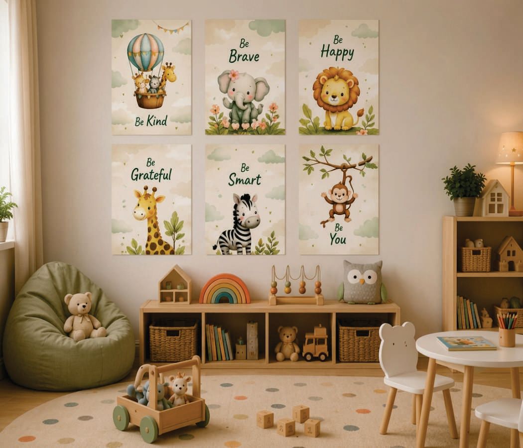 Set of 6 Premium Wall Art Photo Tiles Pakistan: Large Feature Wall Gallery Guide