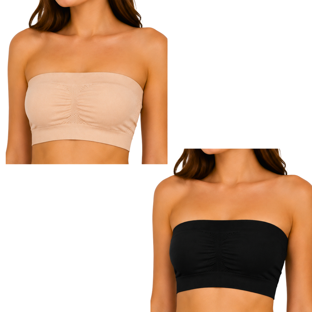 Strapless Tube Bra Set of 4 Pakistan: Non-Padded Bandeau Styling & Fit Guide