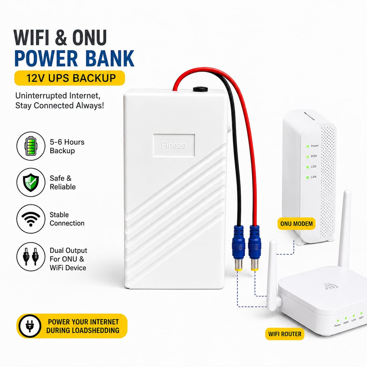 WiFi Router Power Bank Mini UPS in Pakistan: Loadshedding Internet Backup Guide