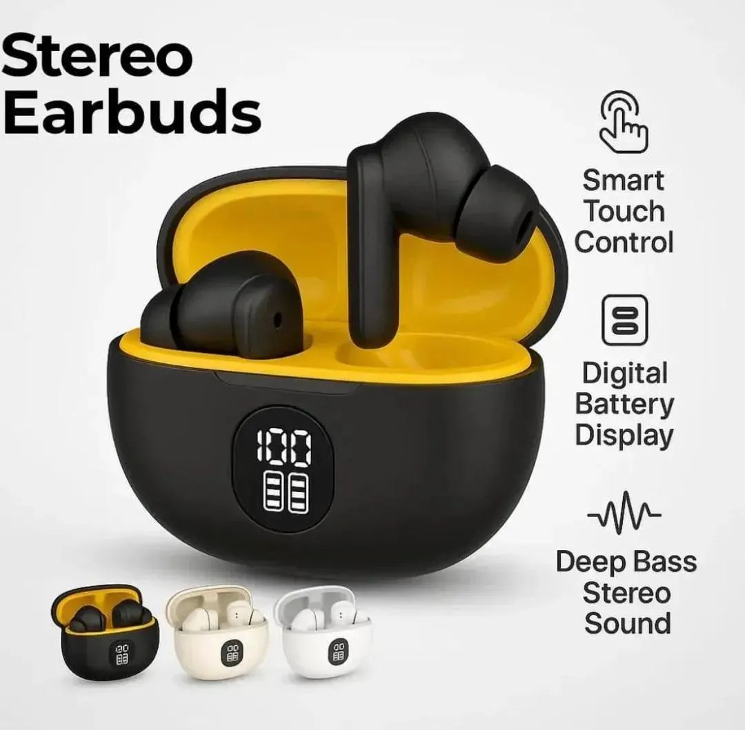 Wireless Earbuds with Digital Display Price Pakistan: TWS Battery Indicator